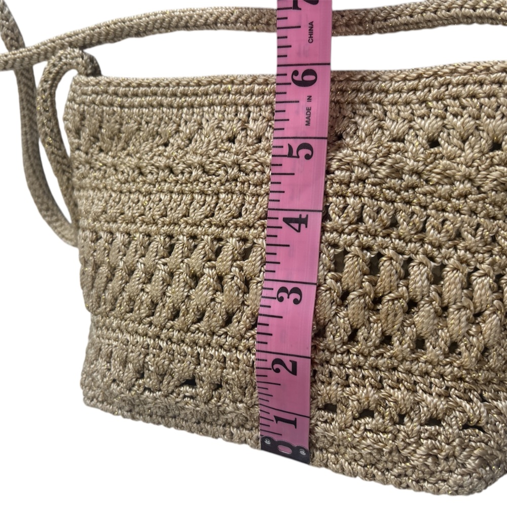 The Sak Tan Mini Crochet Bag - Picture 3 of 11